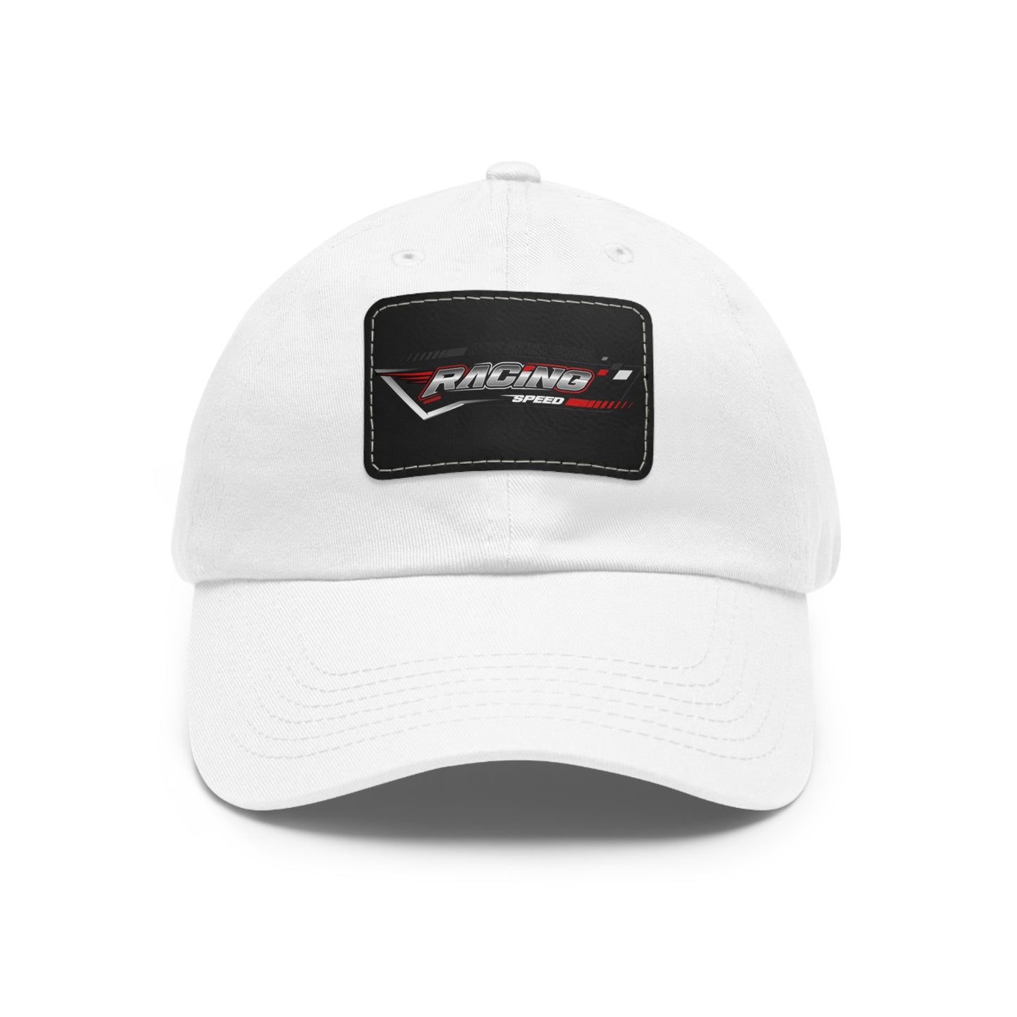 Hat with Leather Patch (Rectangle)