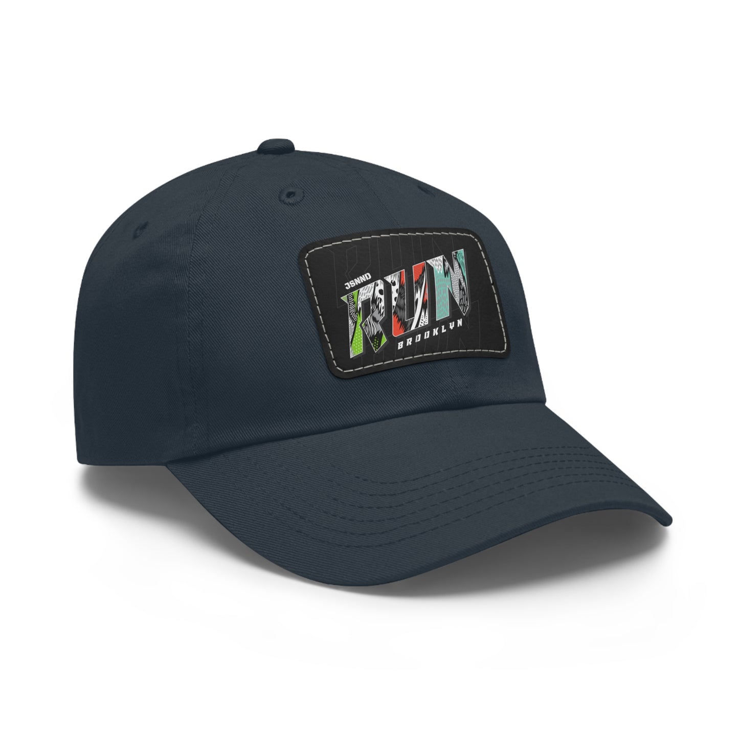 Hat with Leather Patch (Rectangle)