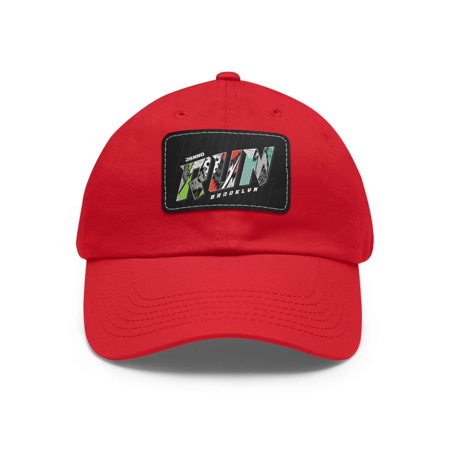 Hat with Leather Patch (Rectangle)