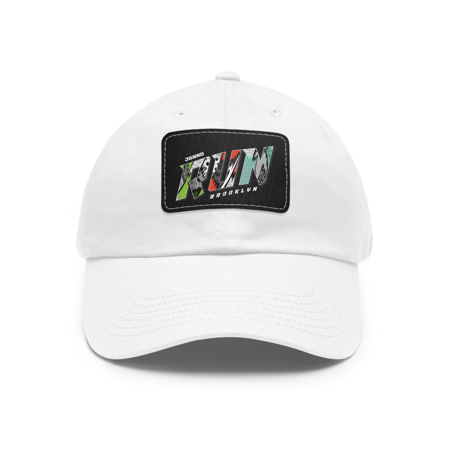 Hat with Leather Patch (Rectangle)