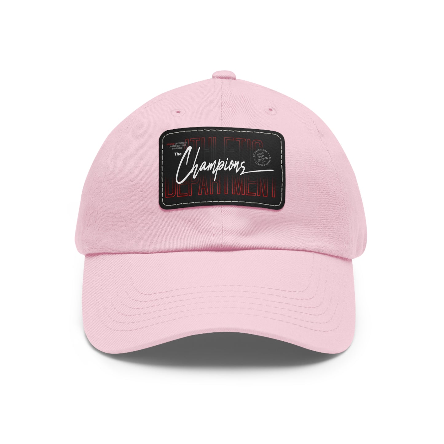 Hat with Leather Patch (Rectangle)