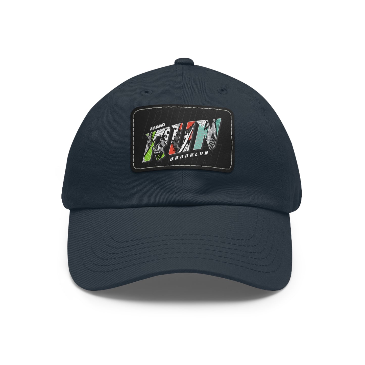 Hat with Leather Patch (Rectangle)