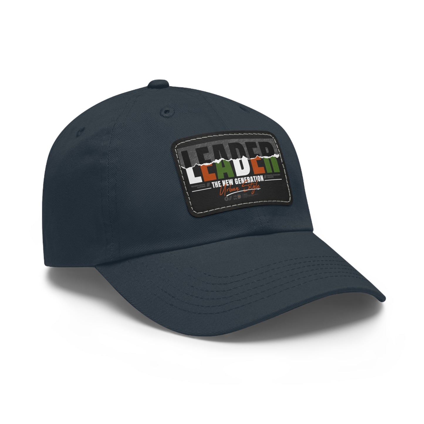 Hat with Leather Patch (Rectangle)