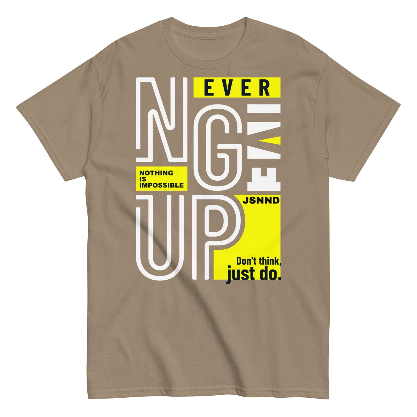 Never-give-up T-shirt