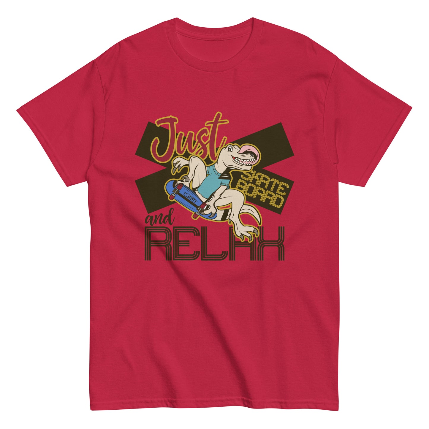 Dino Skating classic tee