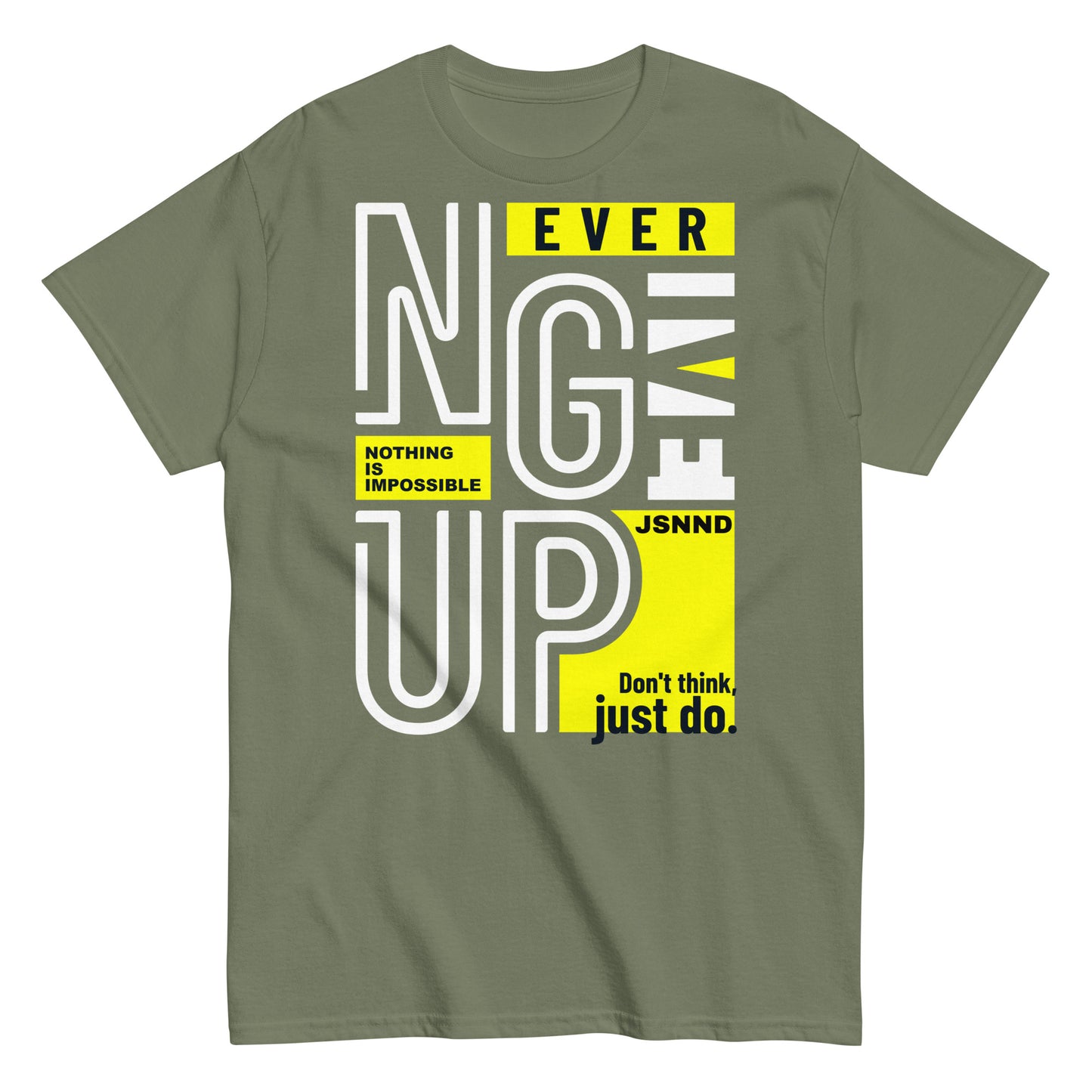 Never-give-up T-shirt