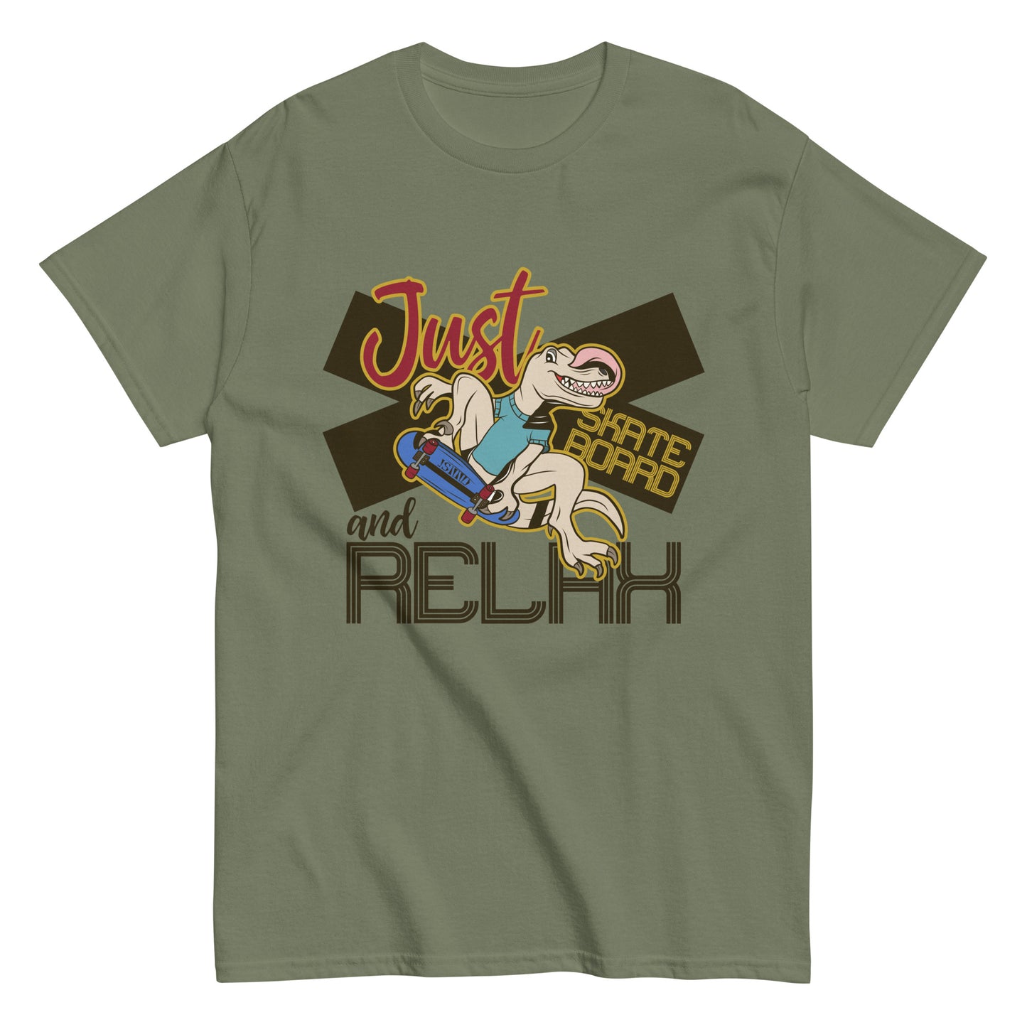 Dino Skating classic tee