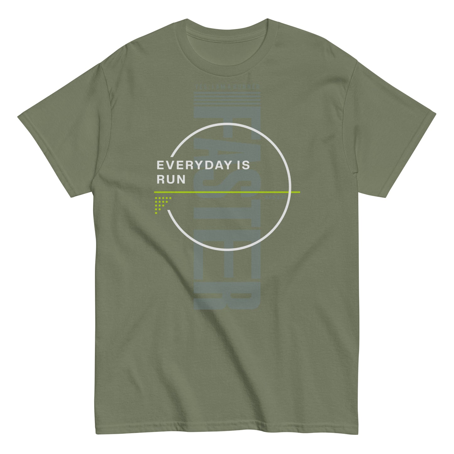 Run Faster classic tee