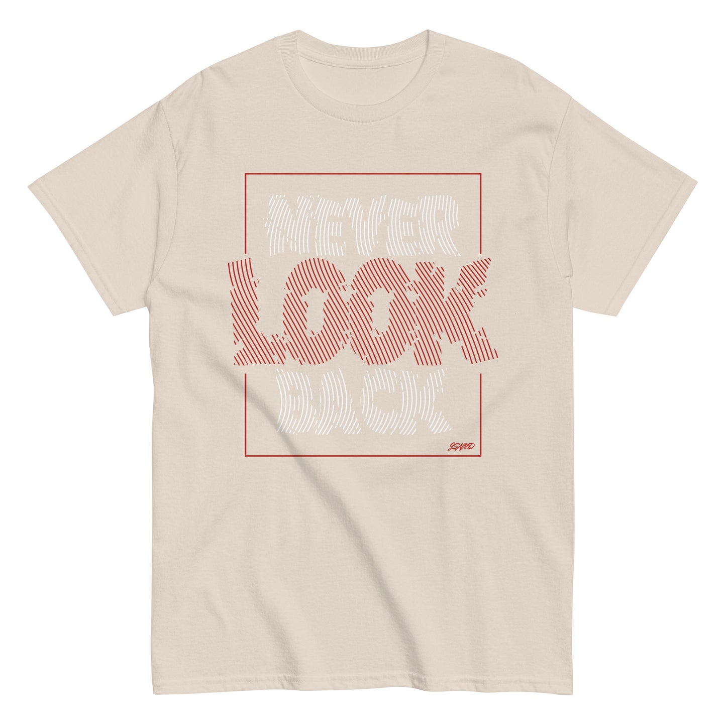 Never look back classic tee