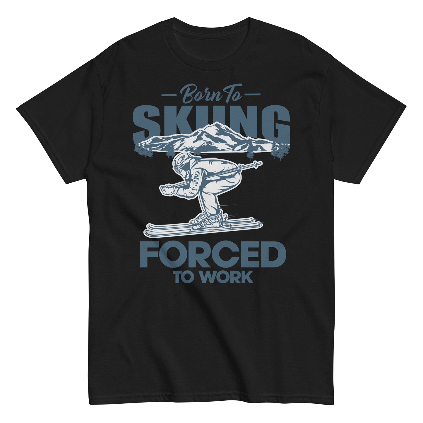 Born-to-Skiing tee