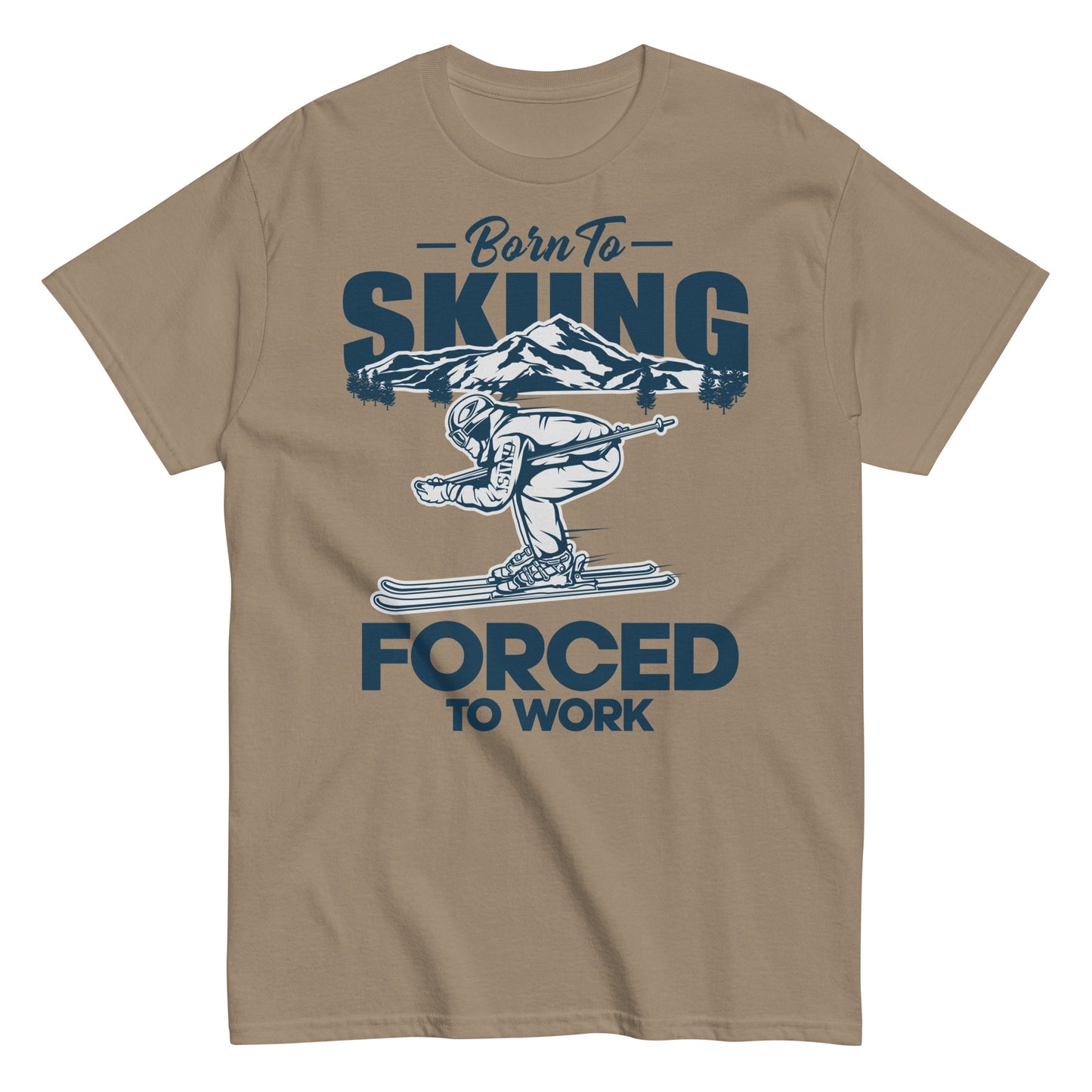 Born-to-Skiing tee