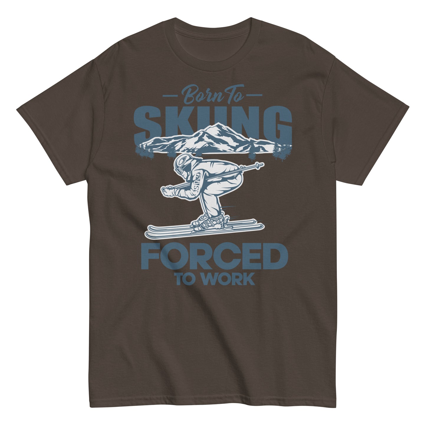 Born-to-Skiing tee