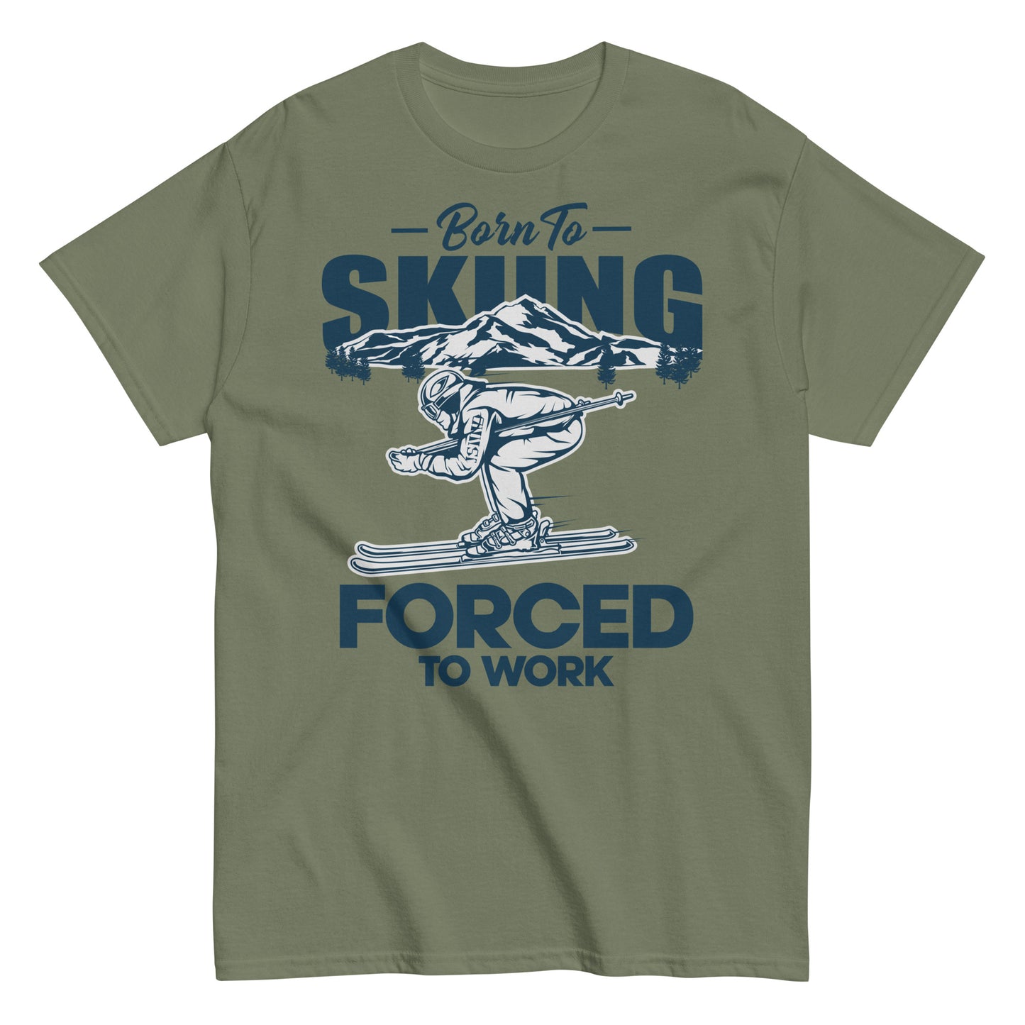 Born-to-Skiing tee