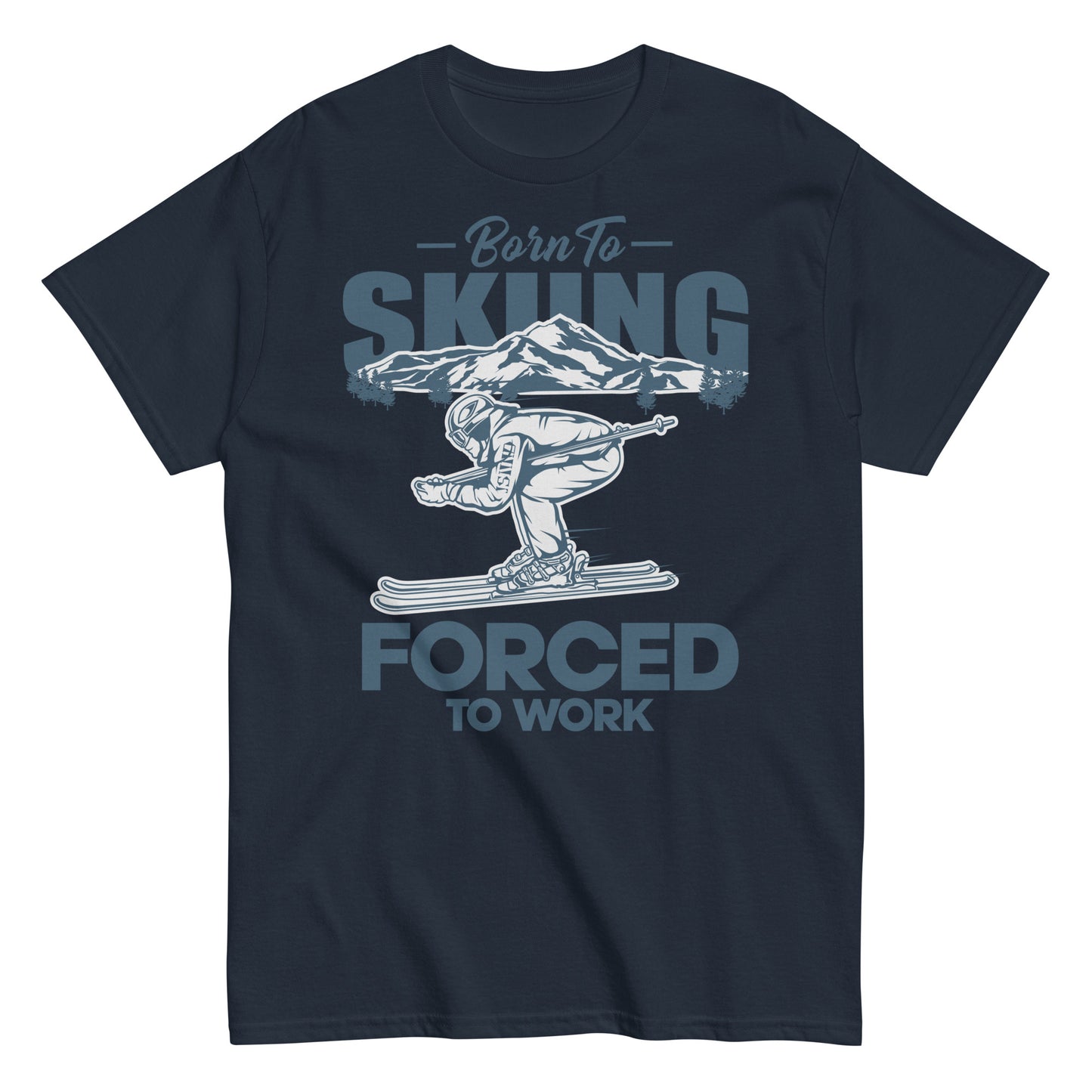 Born-to-Skiing tee
