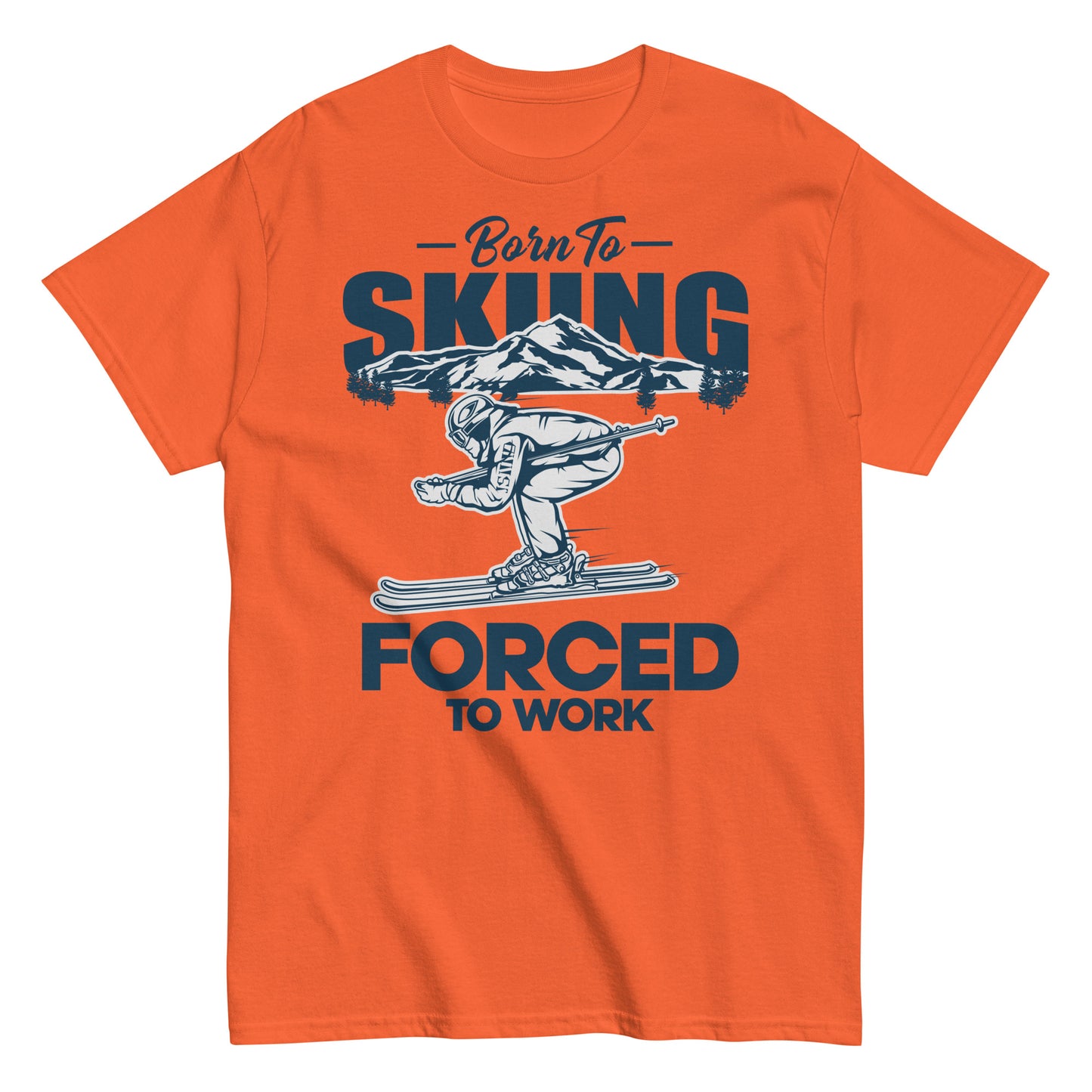 Born-to-Skiing tee