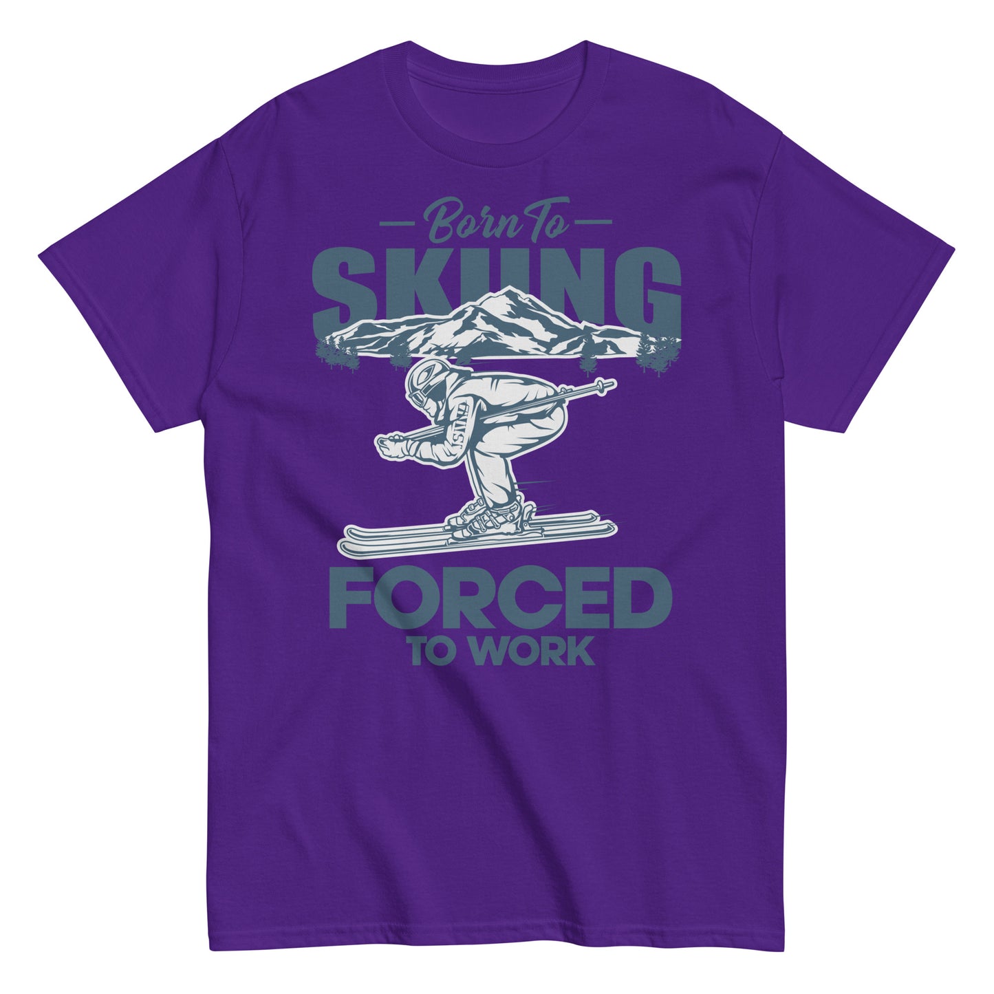 Born-to-Skiing tee