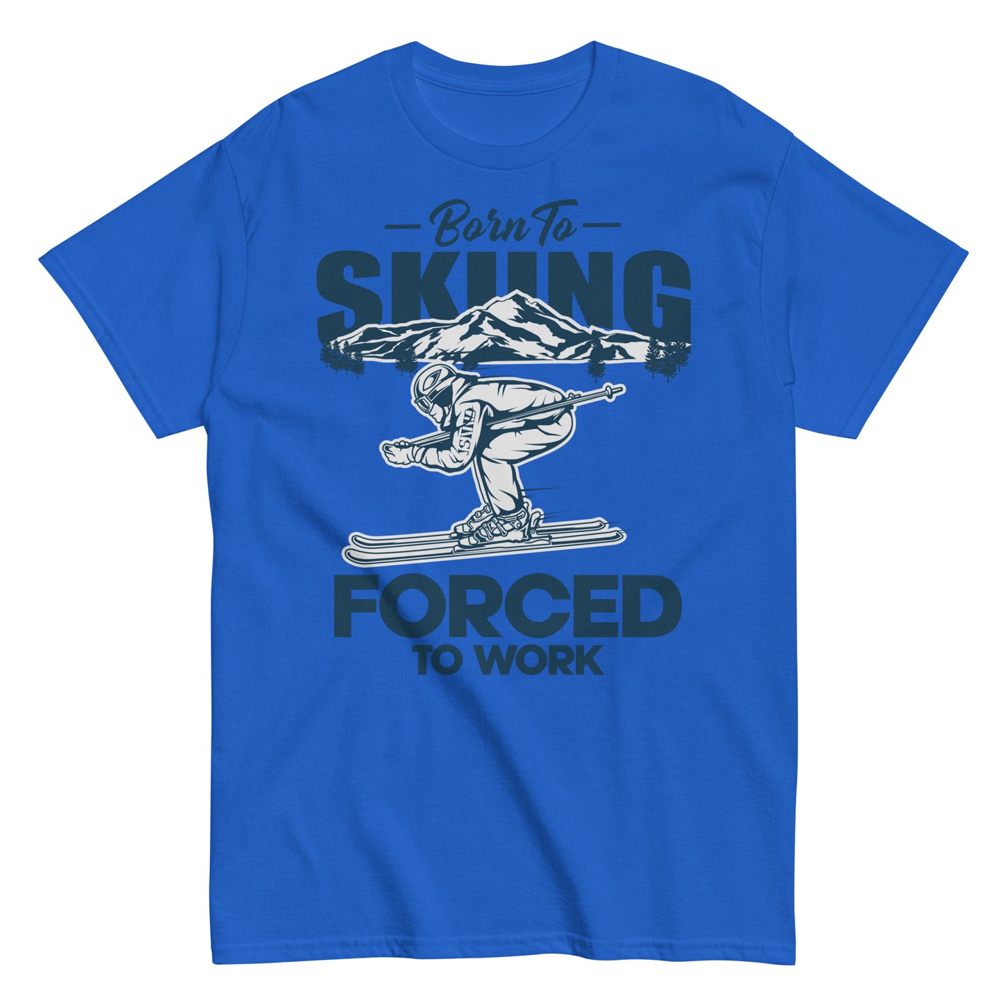 Born-to-Skiing tee