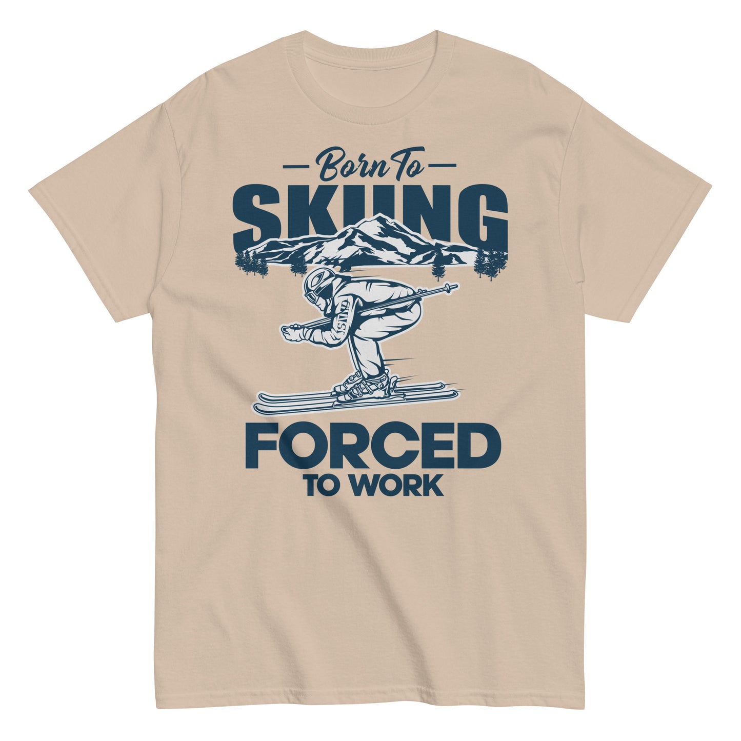 Born-to-Skiing tee
