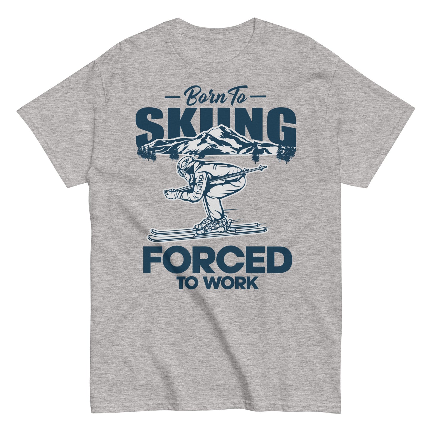 Born-to-Skiing tee
