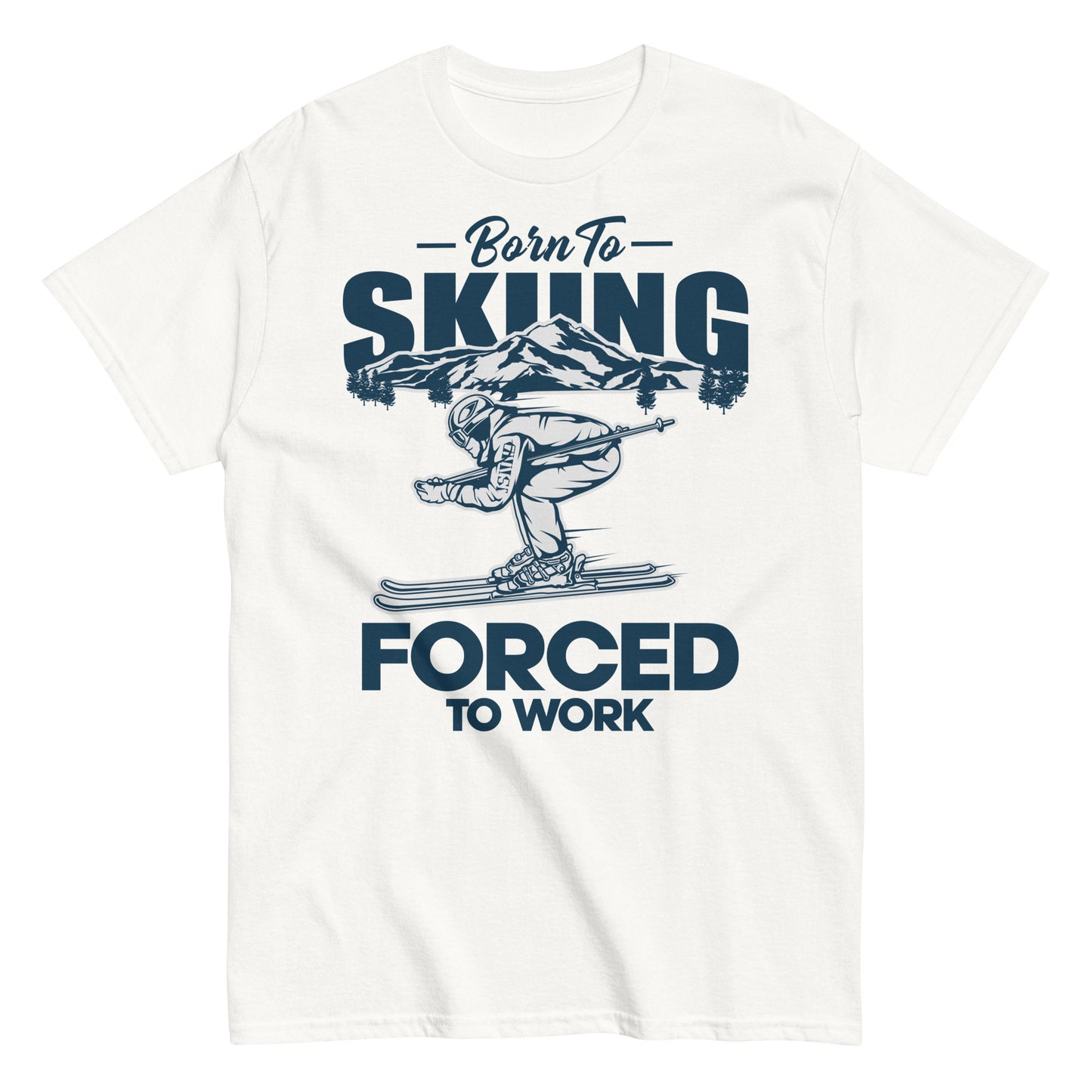 Born-to-Skiing tee