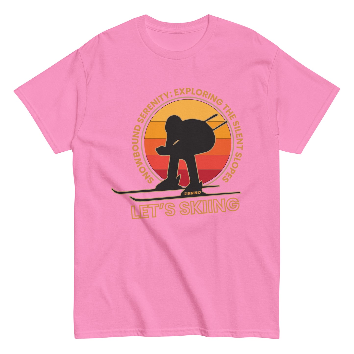 Skiing classic tee