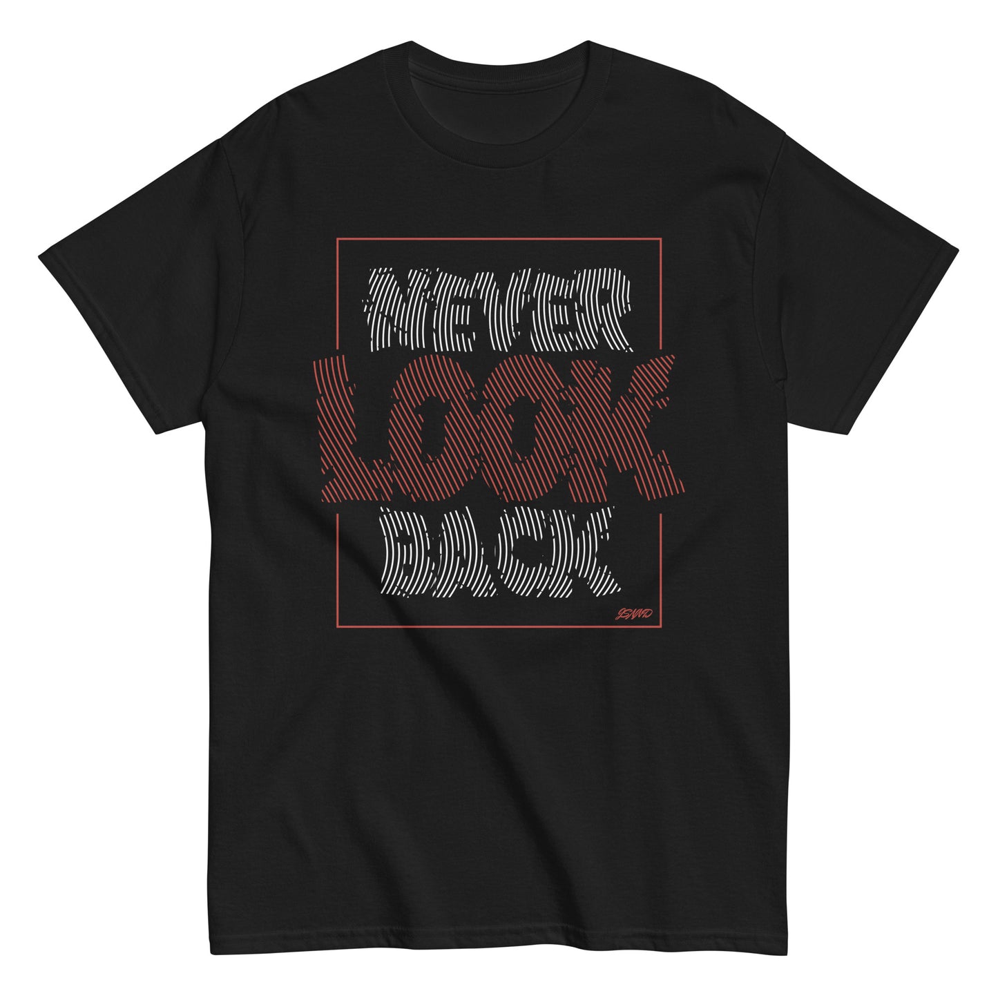 Never look back classic tee