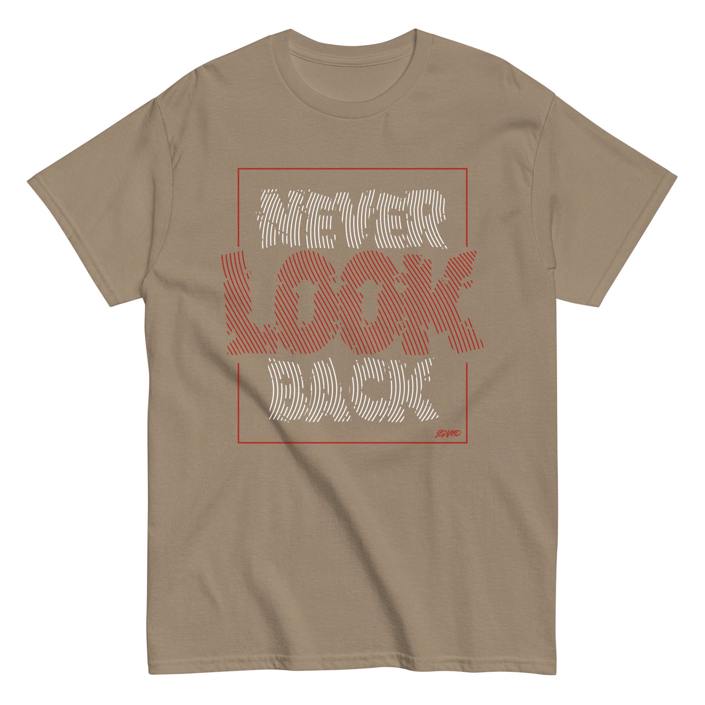 Never look back classic tee