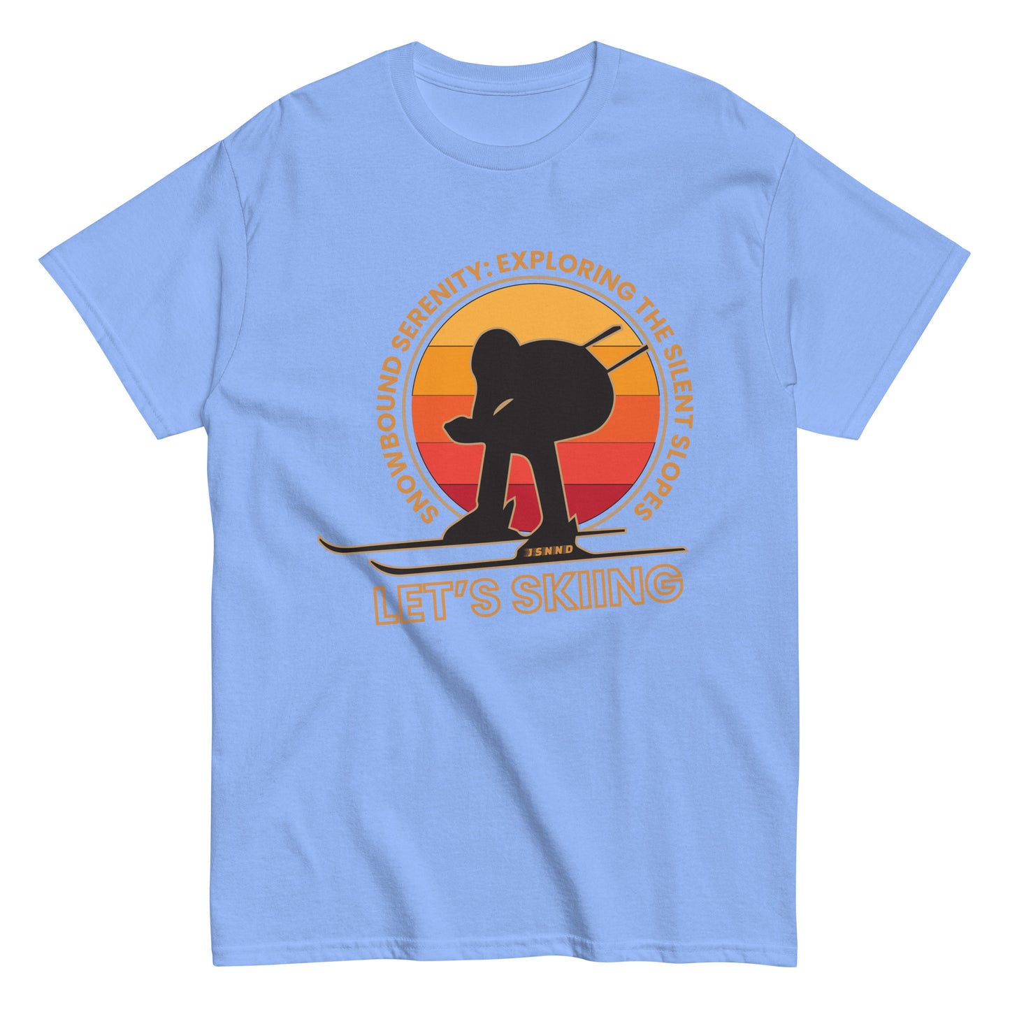 Skiing classic tee