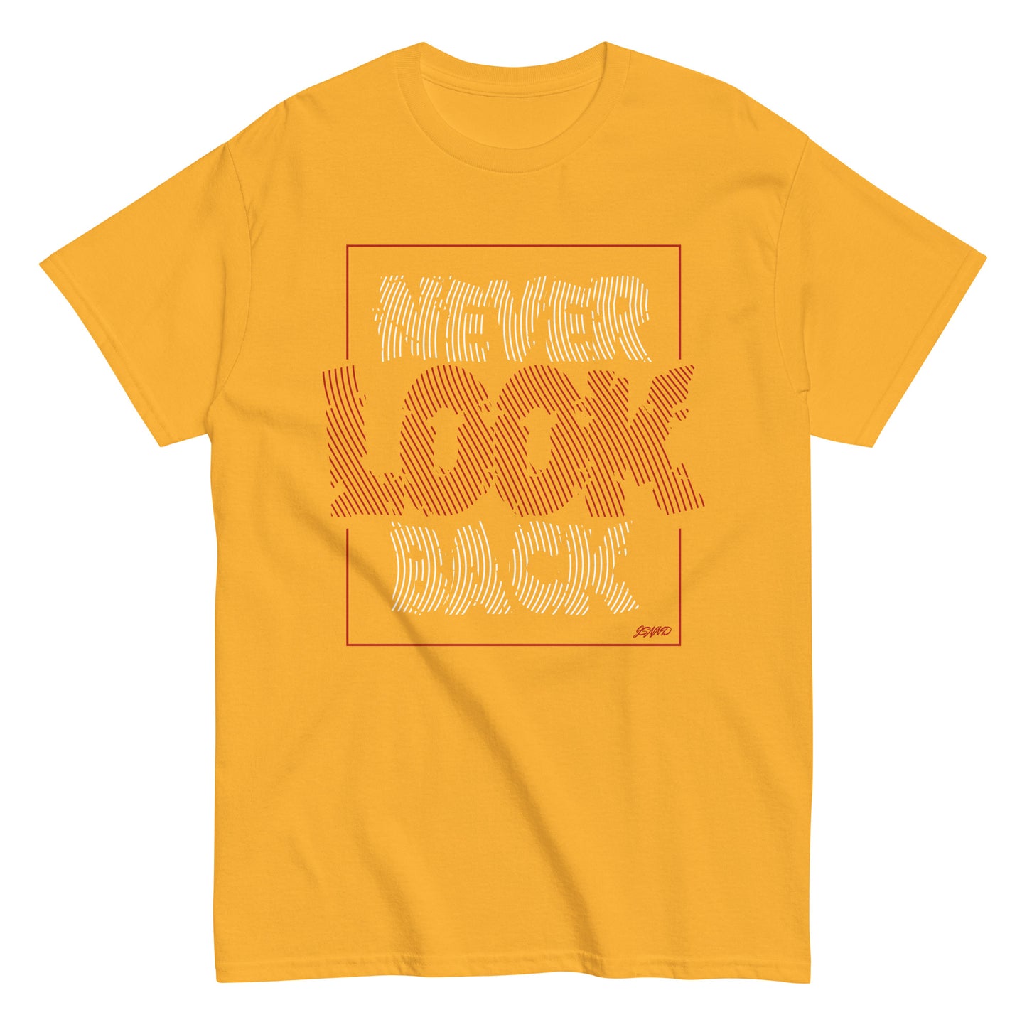 Never look back classic tee