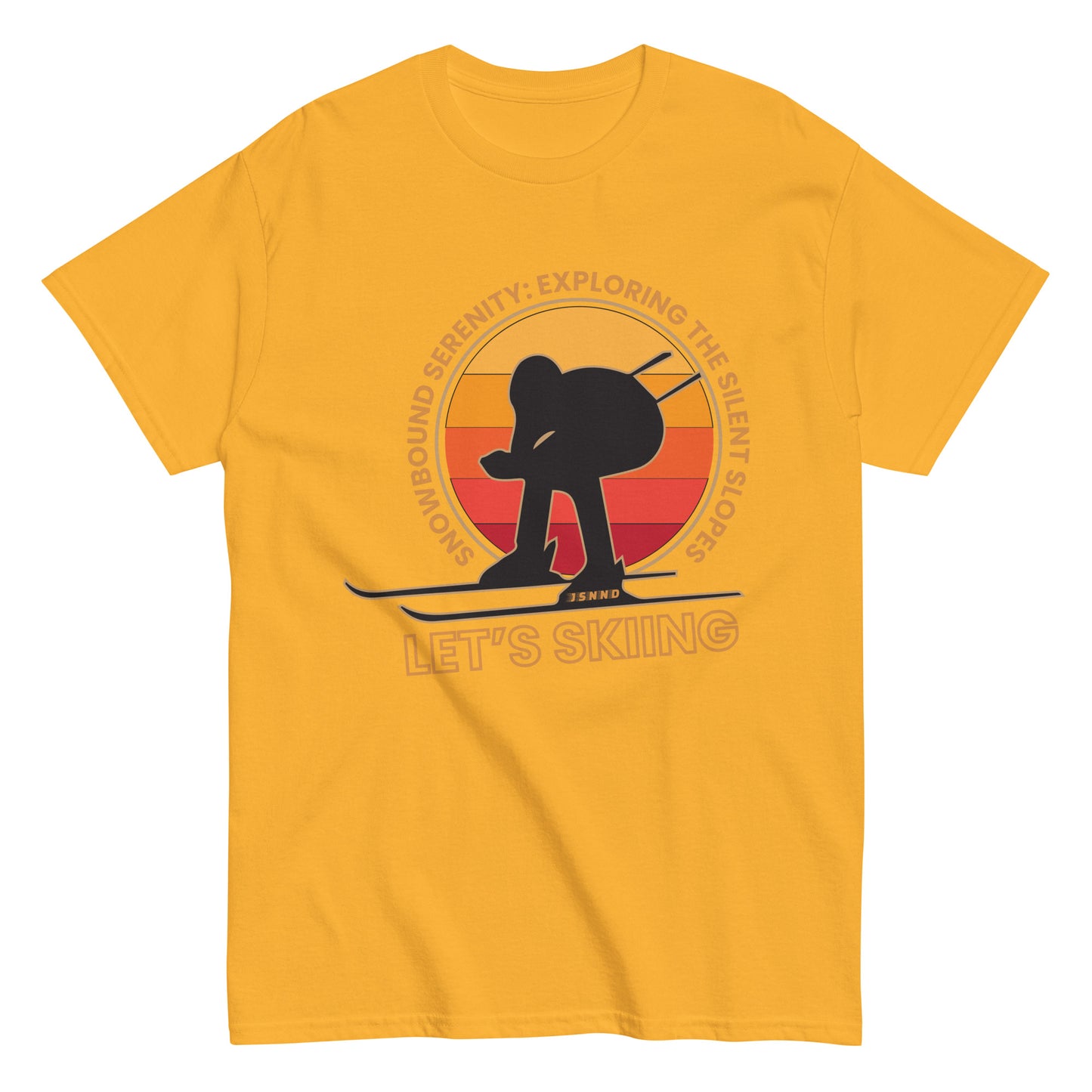 Skiing classic tee