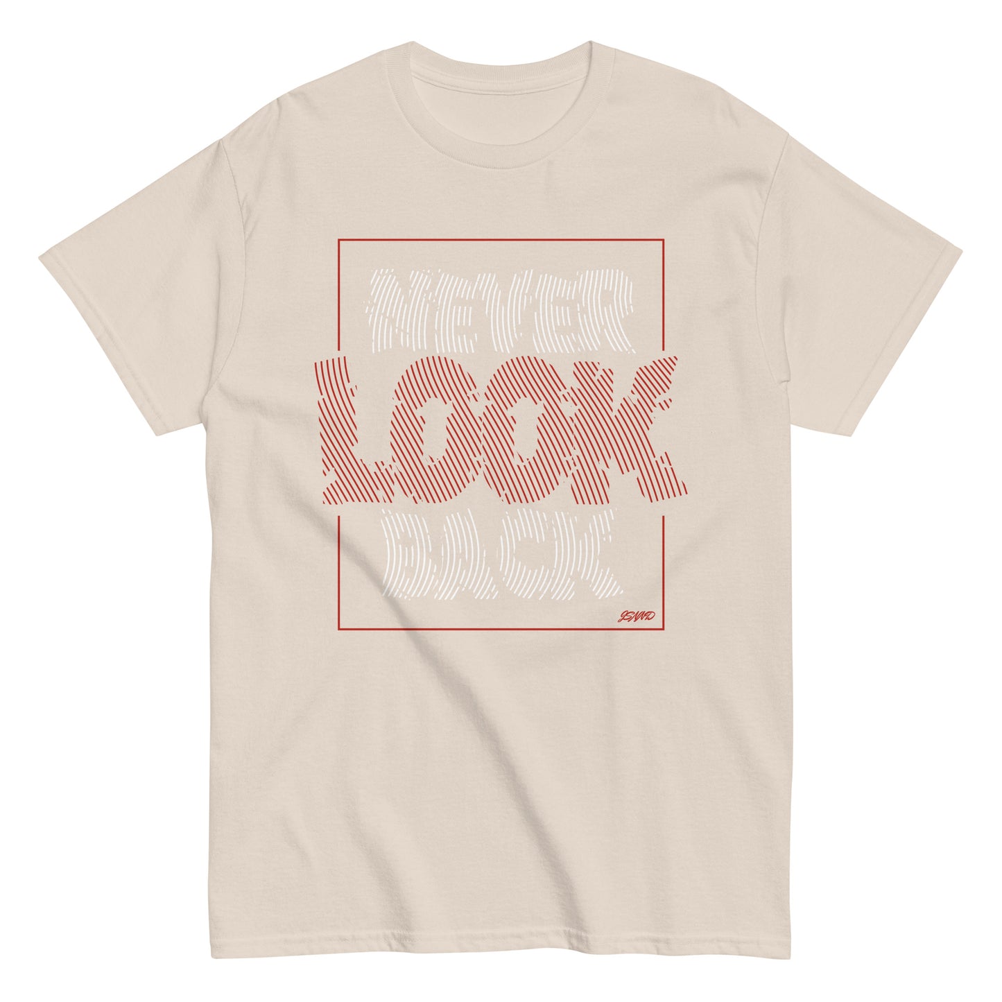 Never look back classic tee