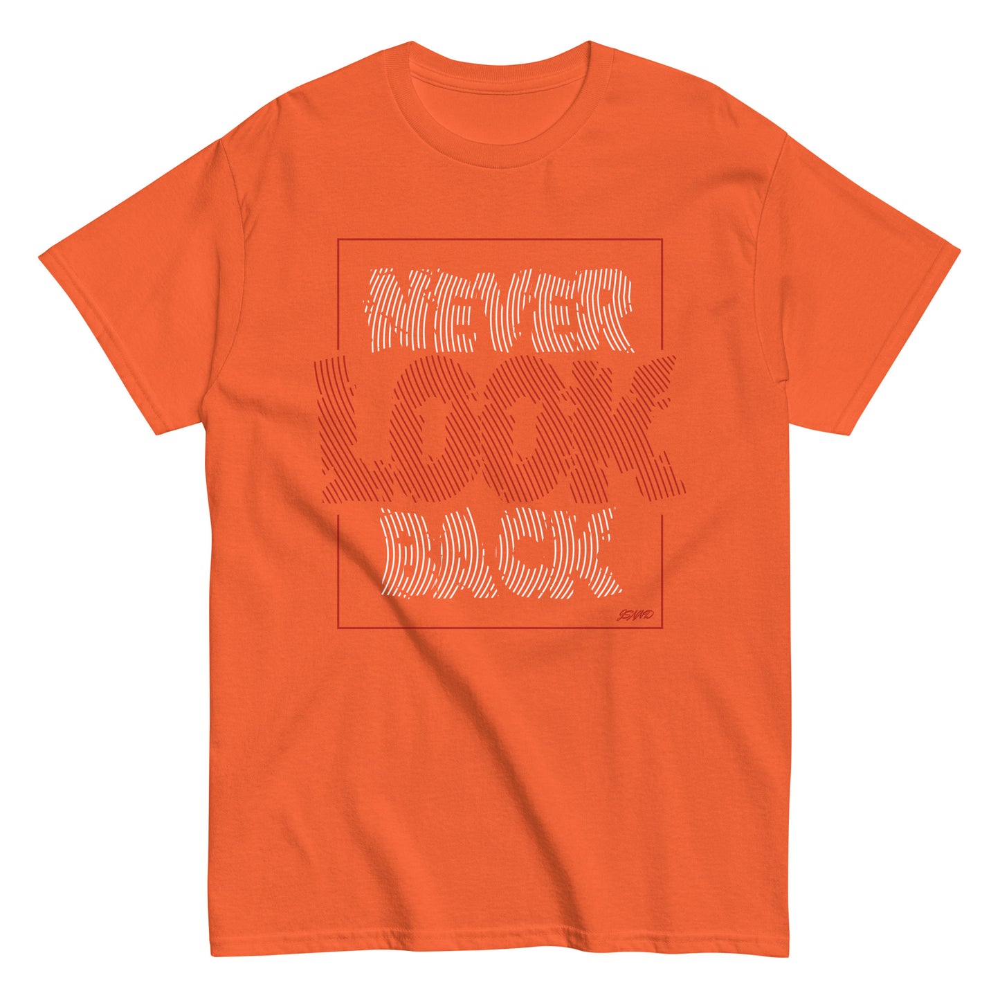 Never look back classic tee