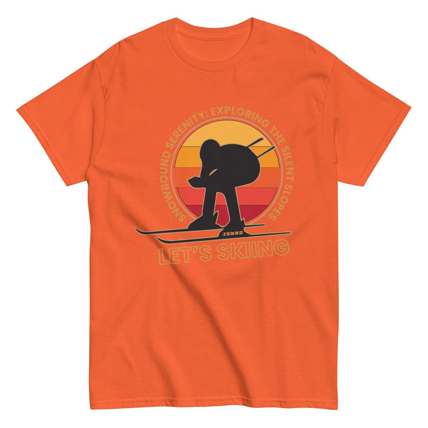 Skiing classic tee