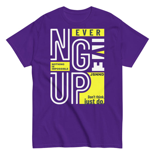 Never-give-up T-shirt