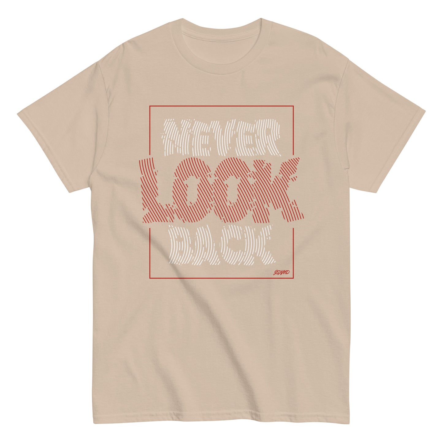 Never look back classic tee