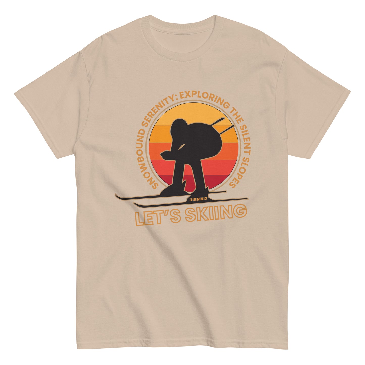 Skiing classic tee