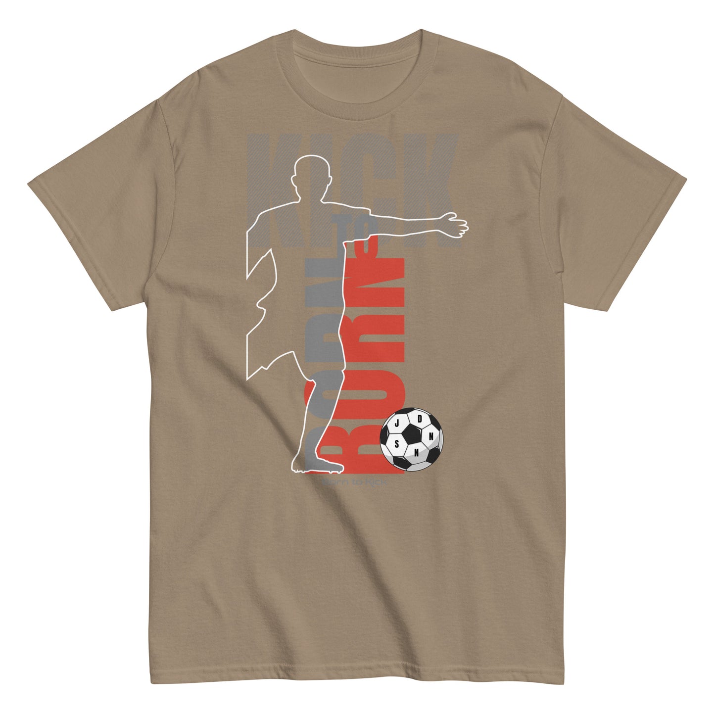 Born to kick Soccer sports T-shirt