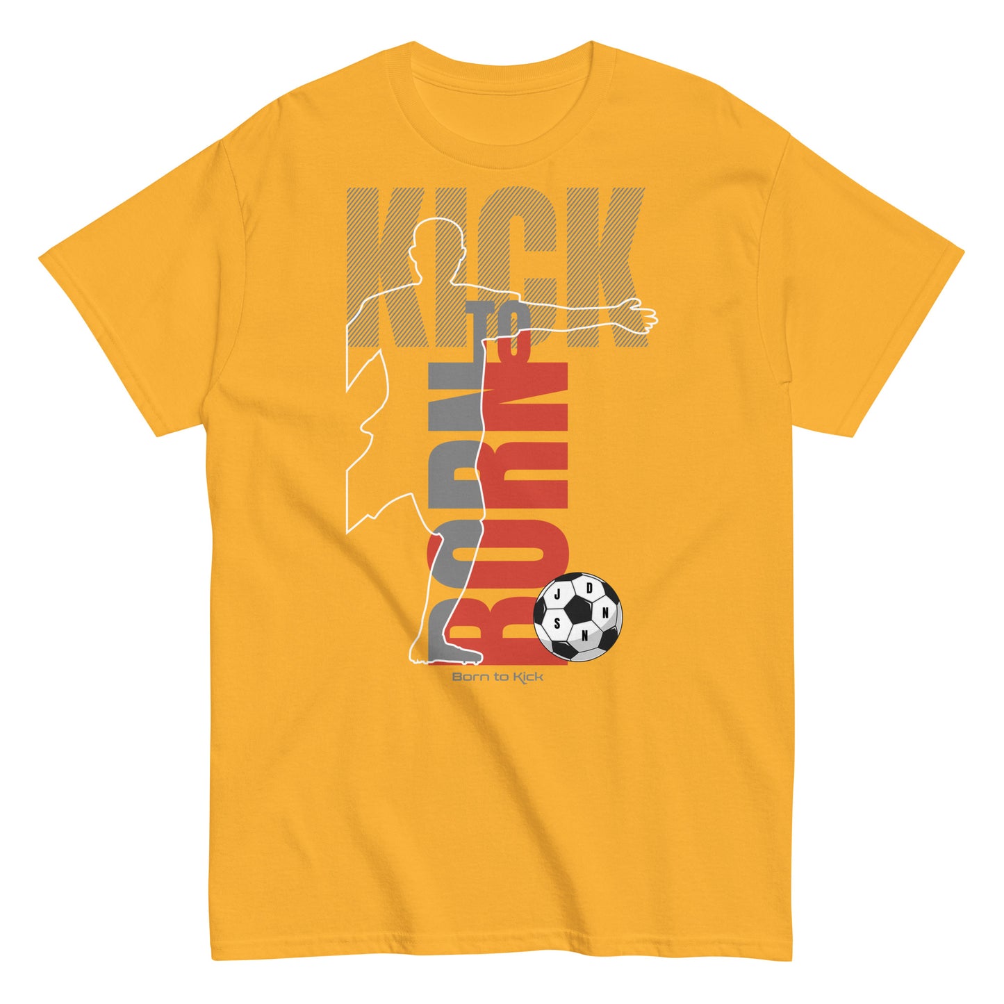 Born to kick Soccer sports T-shirt