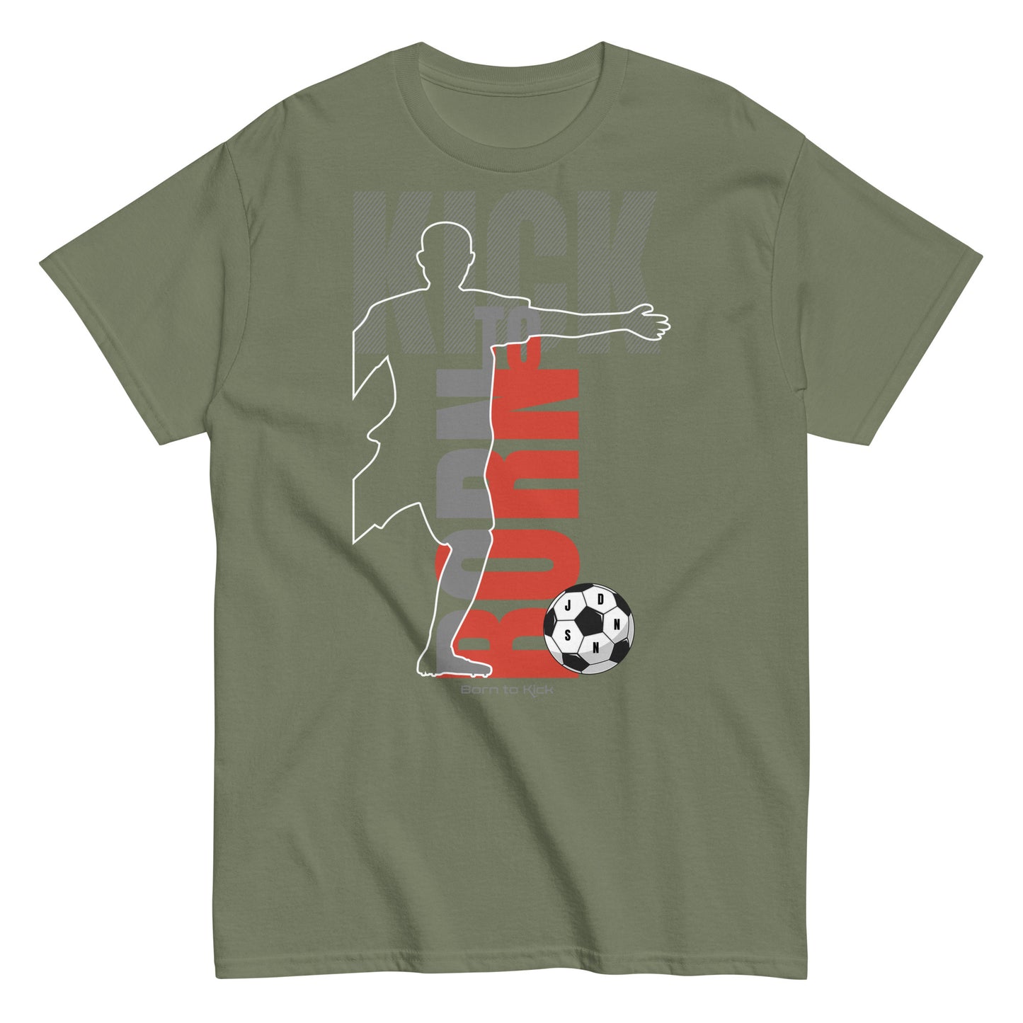 Born to kick Soccer sports T-shirt