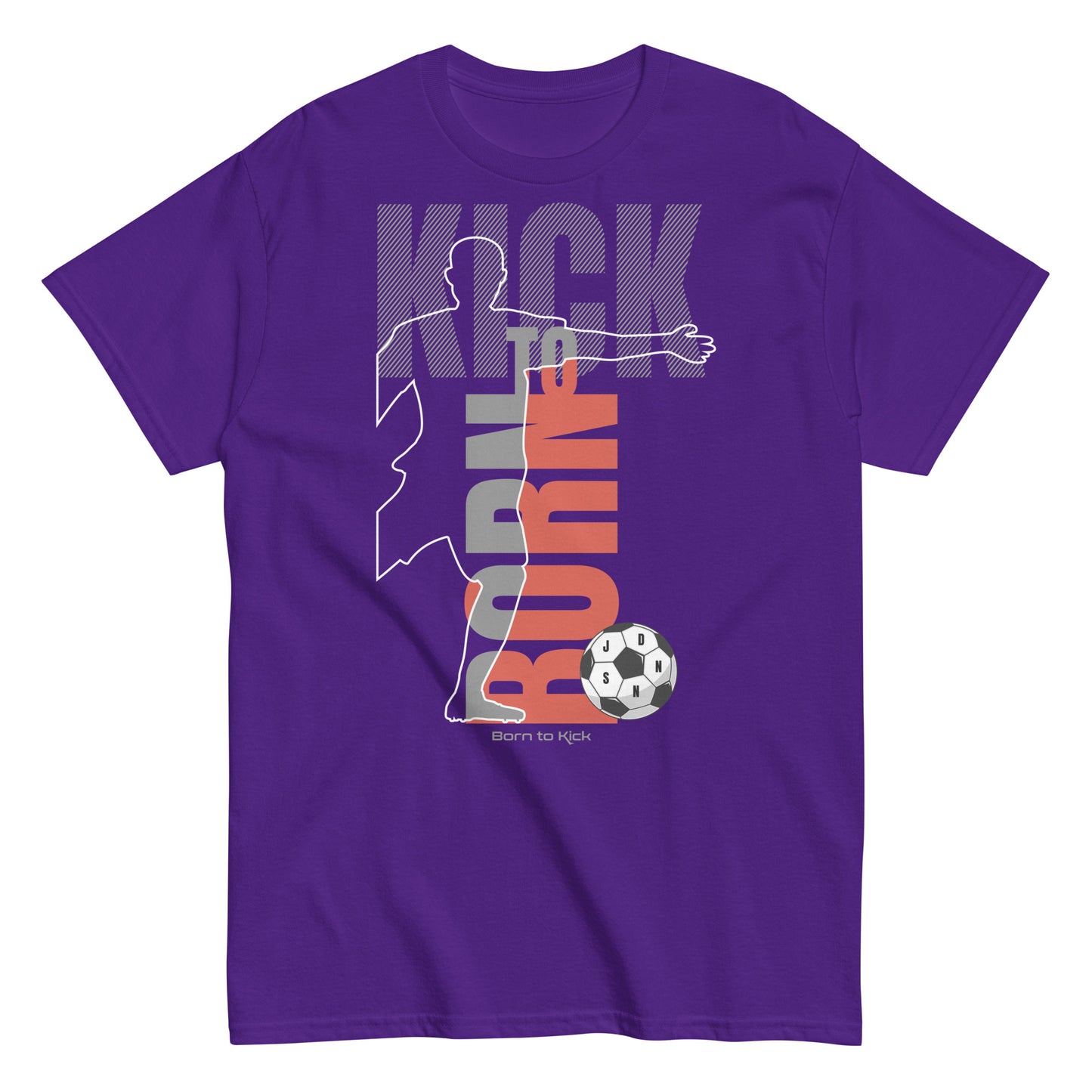 Born to kick Soccer sports T-shirt