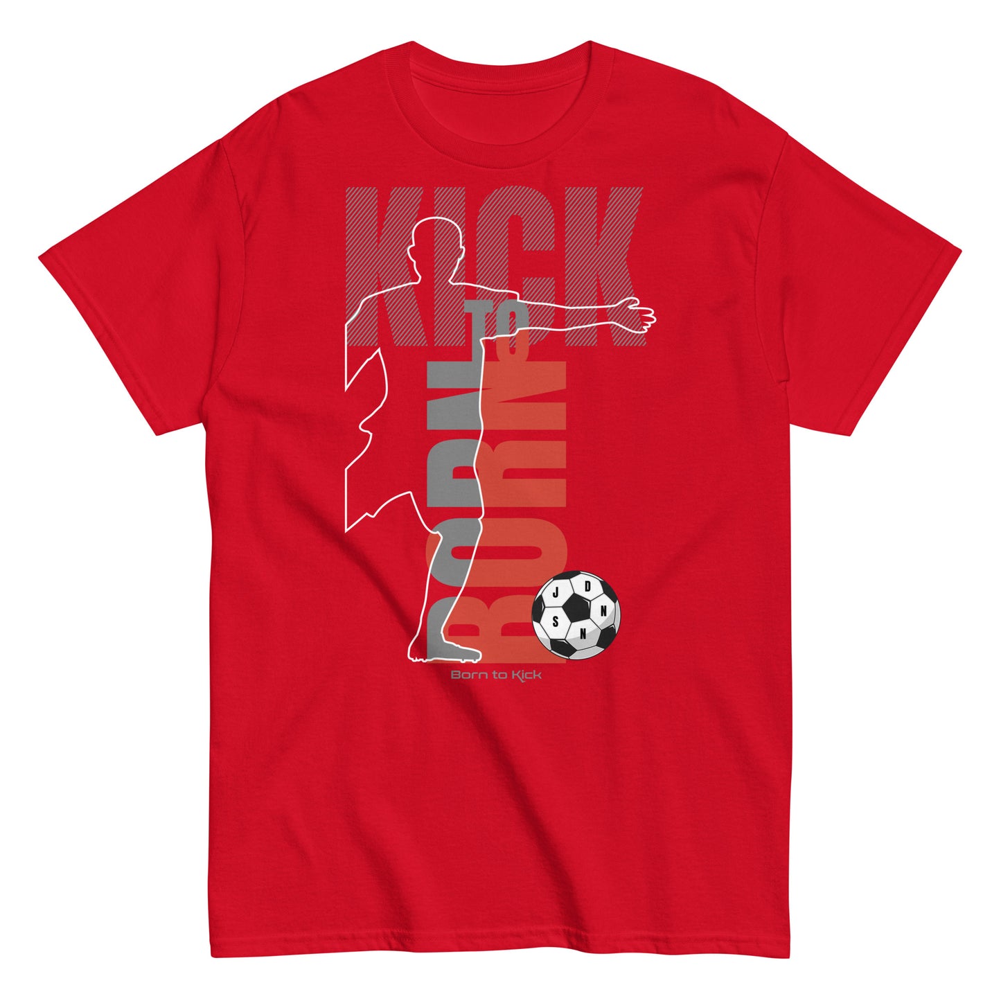 Born to kick Soccer sports T-shirt