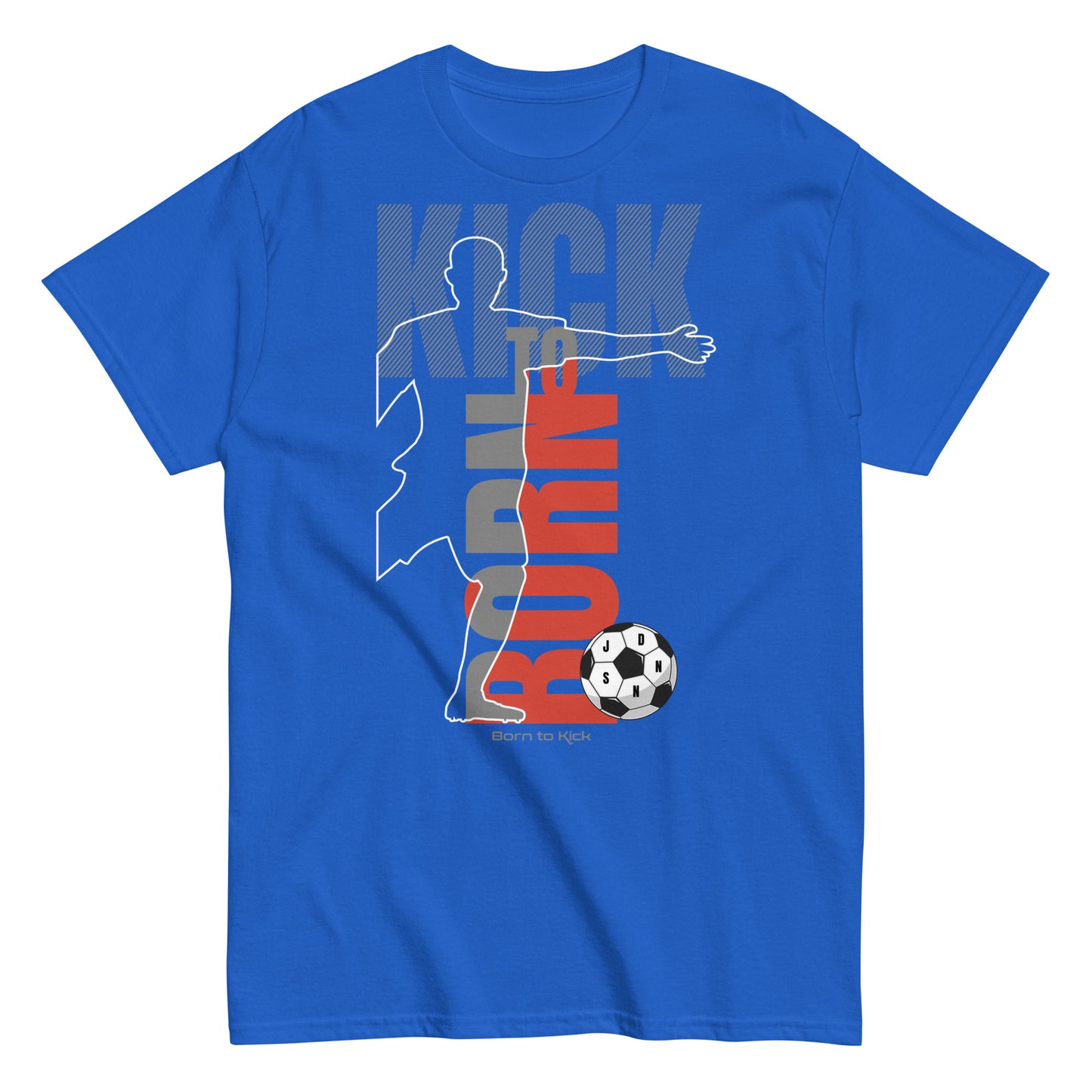 Born to kick Soccer sports T-shirt