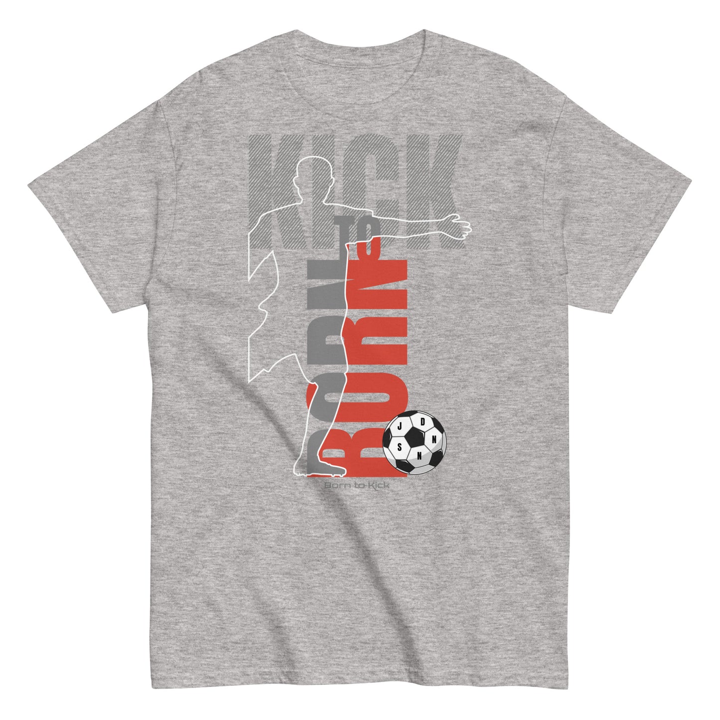 Born to kick Soccer sports T-shirt