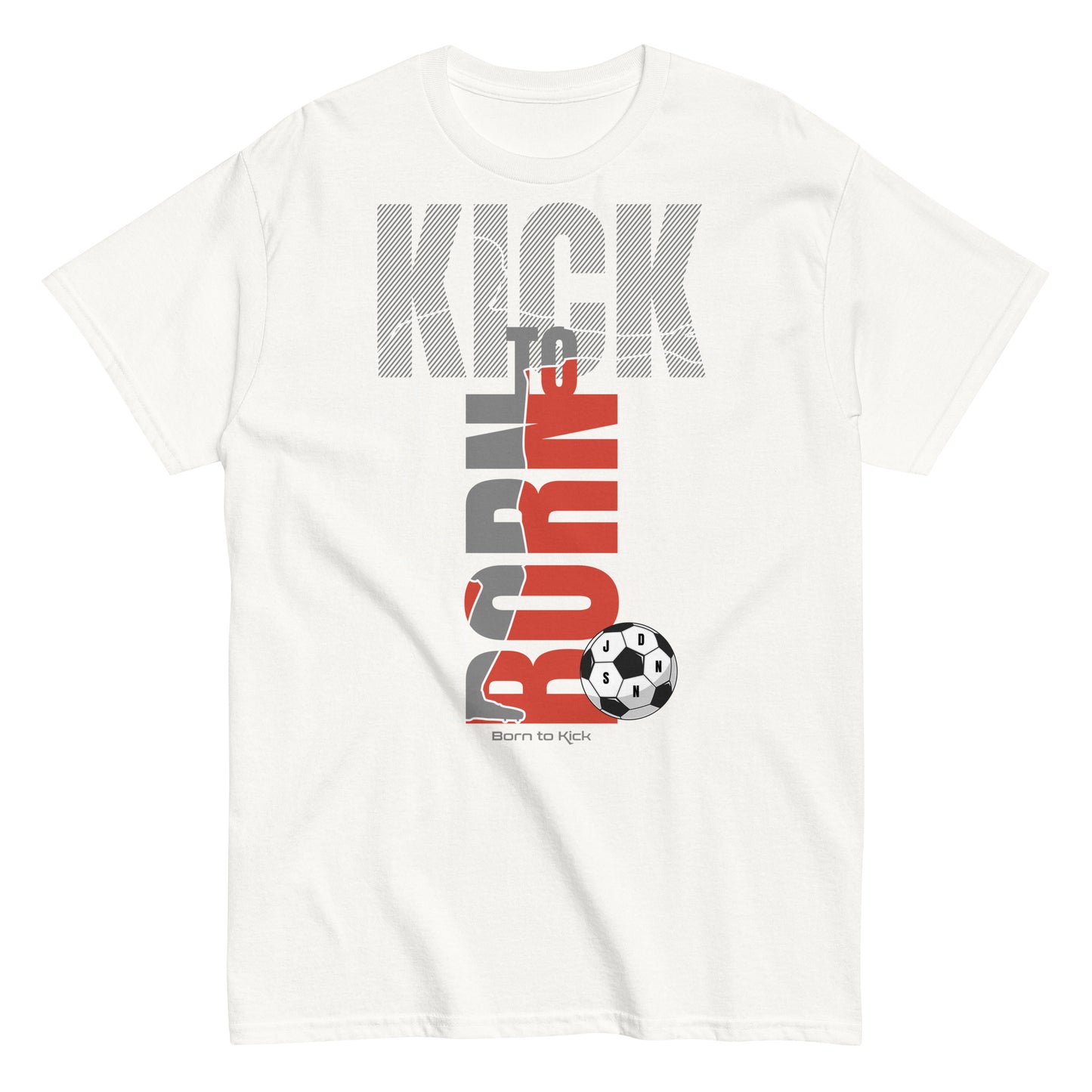 Born to kick Soccer sports T-shirt